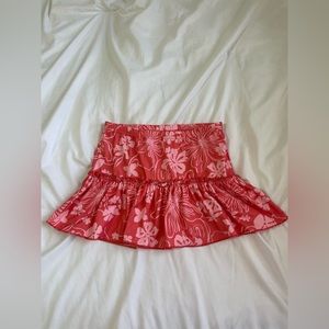 Pink Hawaiian Mini Skirt